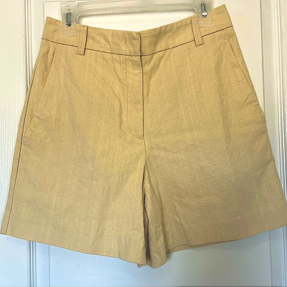 NWOT Marc O’Polo Manteco Women's Tan Shorts Size 38 100% Cotton